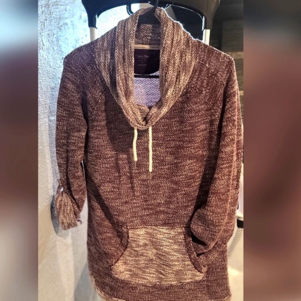 Calvin Klein Marled Cotton Sweater size Large